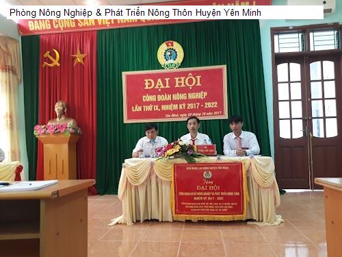Phòng Nông Nghiệp & Phát Triển Nông Thôn Huyện Yên Minh