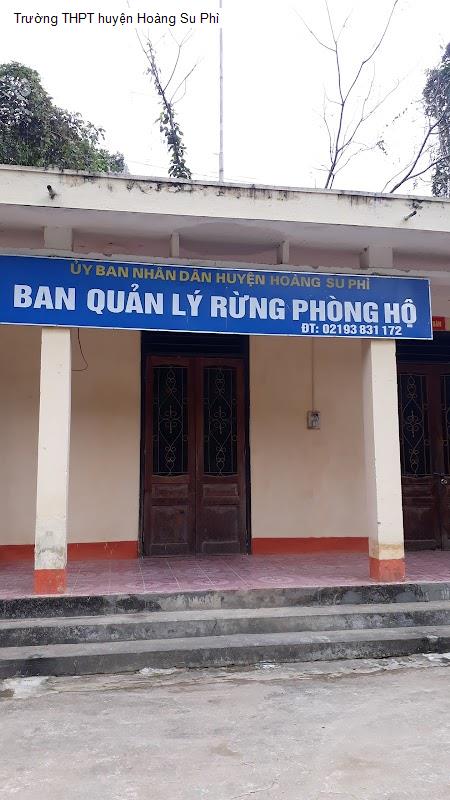 Trường THPT huyện Hoàng Su Phì