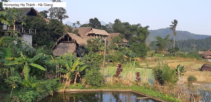 Homestay Hạ Thành - Hà Giang